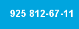 925 812-67-11